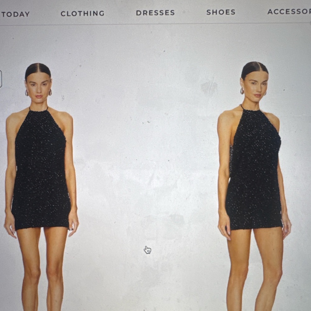 NBD Black “Flora” Dress